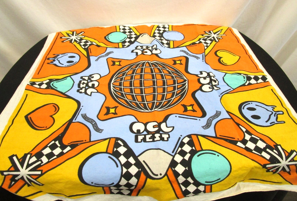 ACL Austin City Limits Music Festival Graphic Print Bandana Scarf